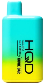 HQD Cuvie Bar 7000 - Mojito Mix Berries (5% nic)