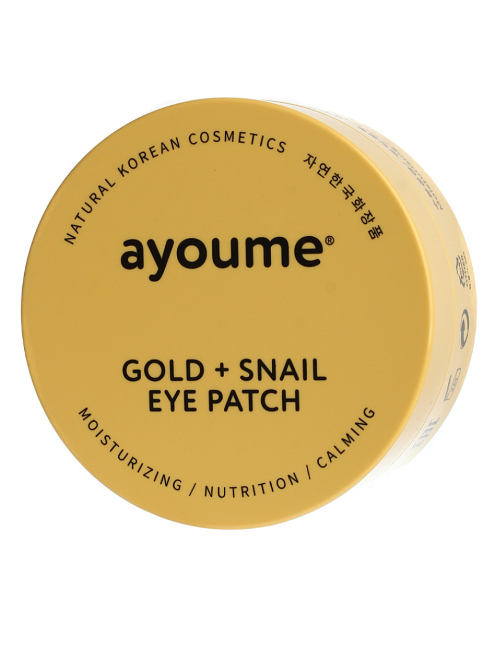 Патчи омолаживающие с золотом и улиточным муцином Ayoume Gold+Snail Eye Patch, 60 шт
