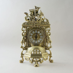 Часы каминные 'Корабль' настольные, плоские (без задней стенки)