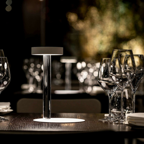 Настольный светильник Tetatet Flute DAVIDE GROPPI белый