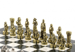 Шахматы "Рыцари" 36х36 см мрамор G 120723