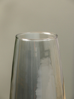 Ваза «Кэнди», 22×9×6.5 см, стекло, серая