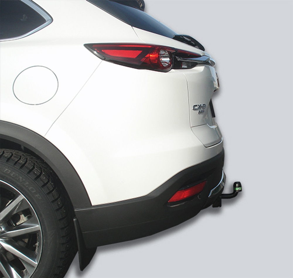 Фаркоп Лидер-Плюс для MAZDA CX-9 II (TC) 2016- с электрикой (Smart) и сертифкатом в комплекте арт.(M309-A)