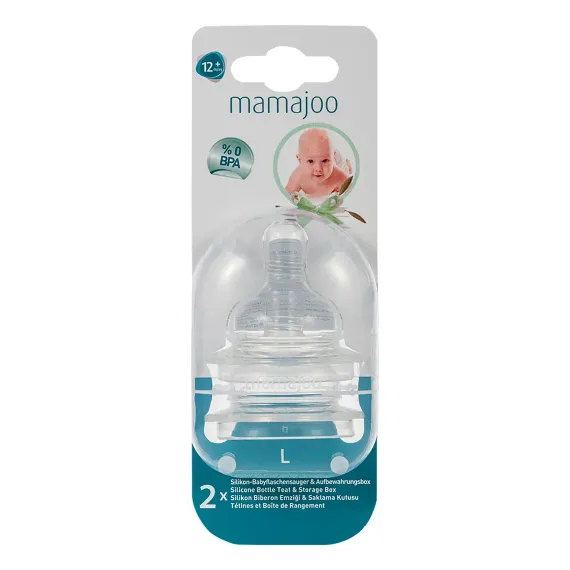 Соска Mamajoo силикон 2 шт.