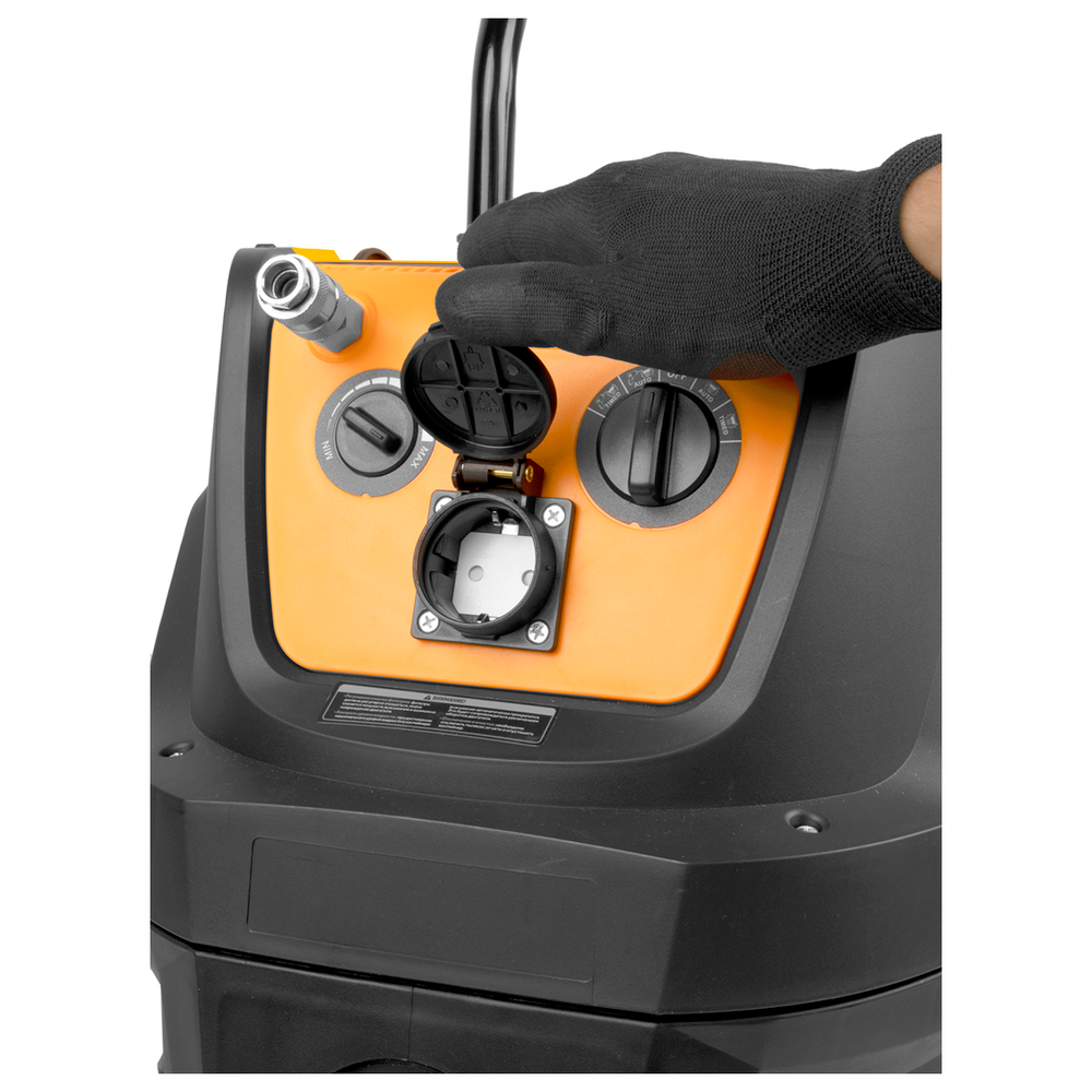 WDK-DUSTER EP+ Промышленный пылесос 1600 Вт / 40 л, с подключением электро и пневмоинструмента