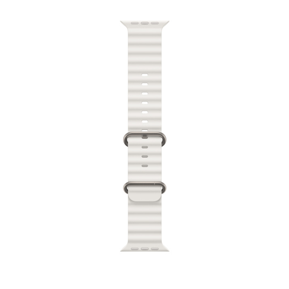 Apple Watch Ultra 49 mm Titanium Case with White Ocean Band