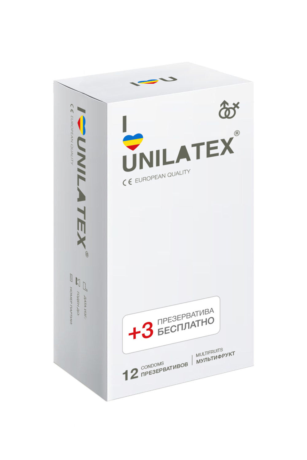 Презервативы Unilatex Multifrutis ароматизированные цветные №15 шт