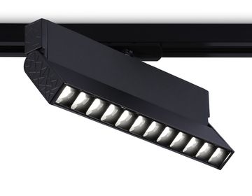 Трековый однофазный светодиодный светильник 12W 4200K GL6819 BK черный Track System Ambrella