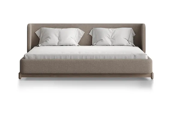 Кровать Basic спальное место 180*200 см (бежевый, букле)