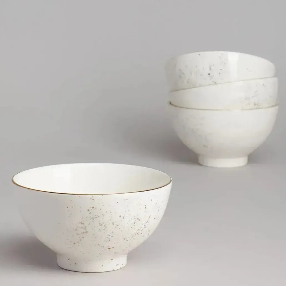 Набор салатников bronco gold 4 шт. 11,5*6,5 см 300 мл