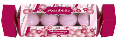 Possibility Novelty Cracker Bath Fizzer 4 x 25g Bath Fizzers