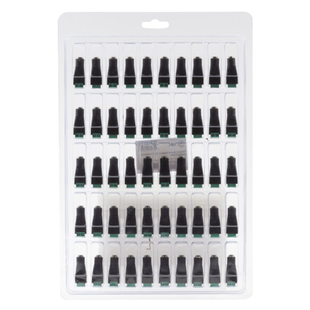 Разъем ЭРА гнездо DC питания 2. 1х5. 5 с клеммной колодкой упаковка блистер 50 шт.