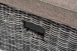 "Рим" шезлонг с подушкой, цвет графит