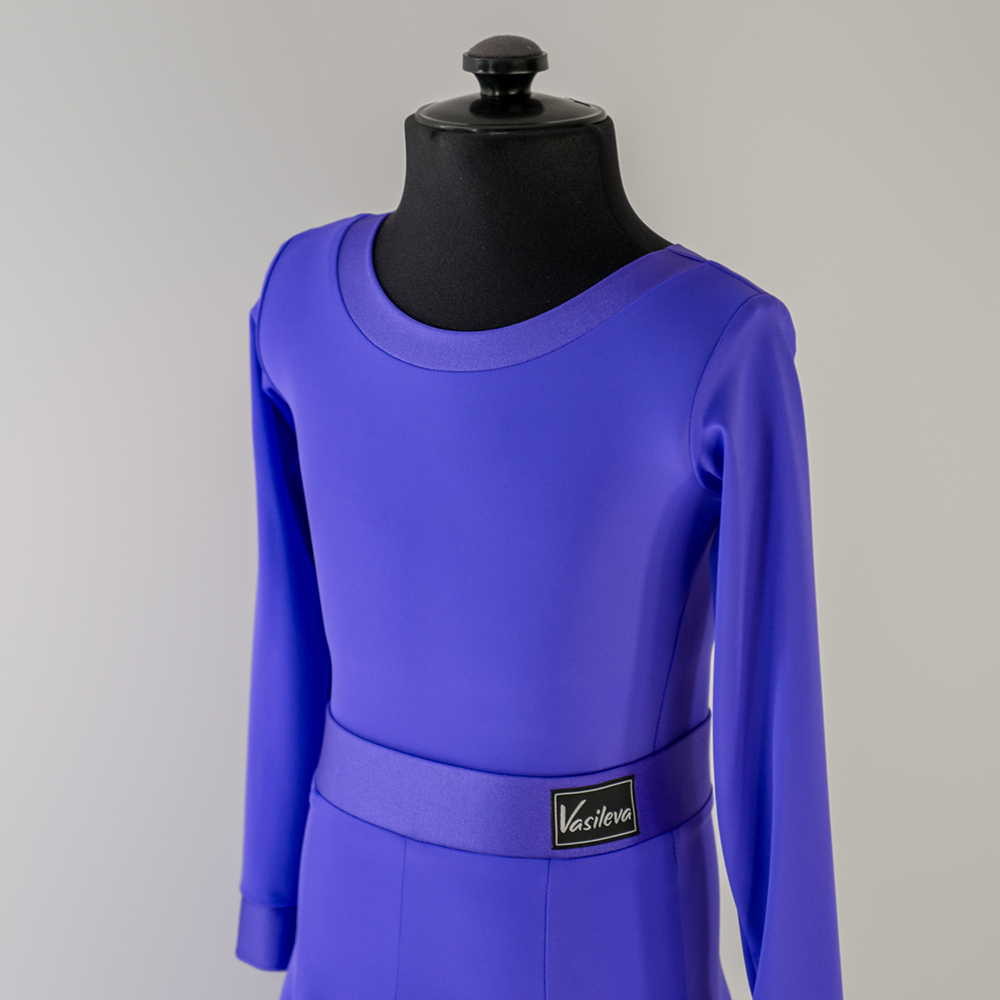 фиолетовое платье для танцев