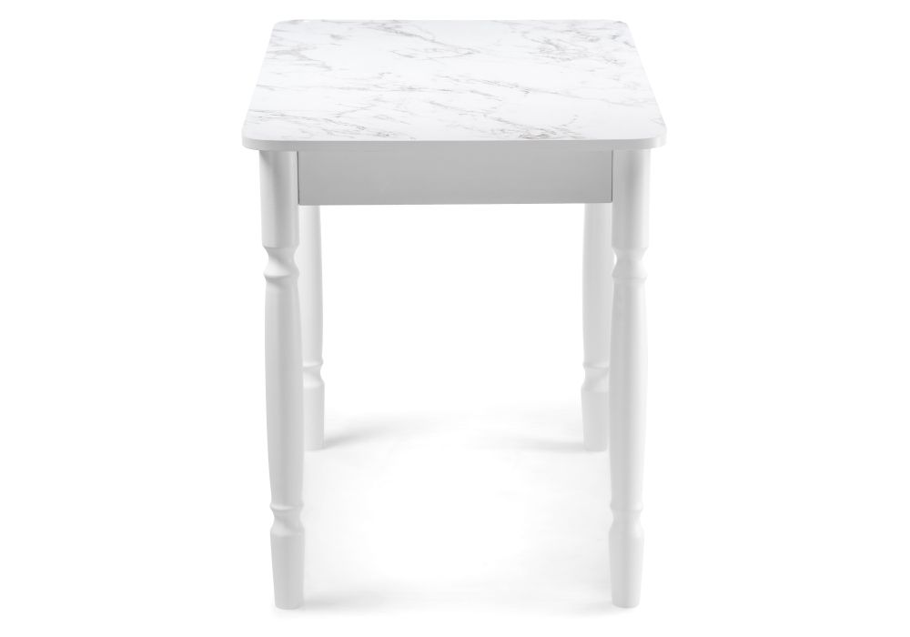 Стол Зедонг 100х60х73,5 сабия / белые точёнки