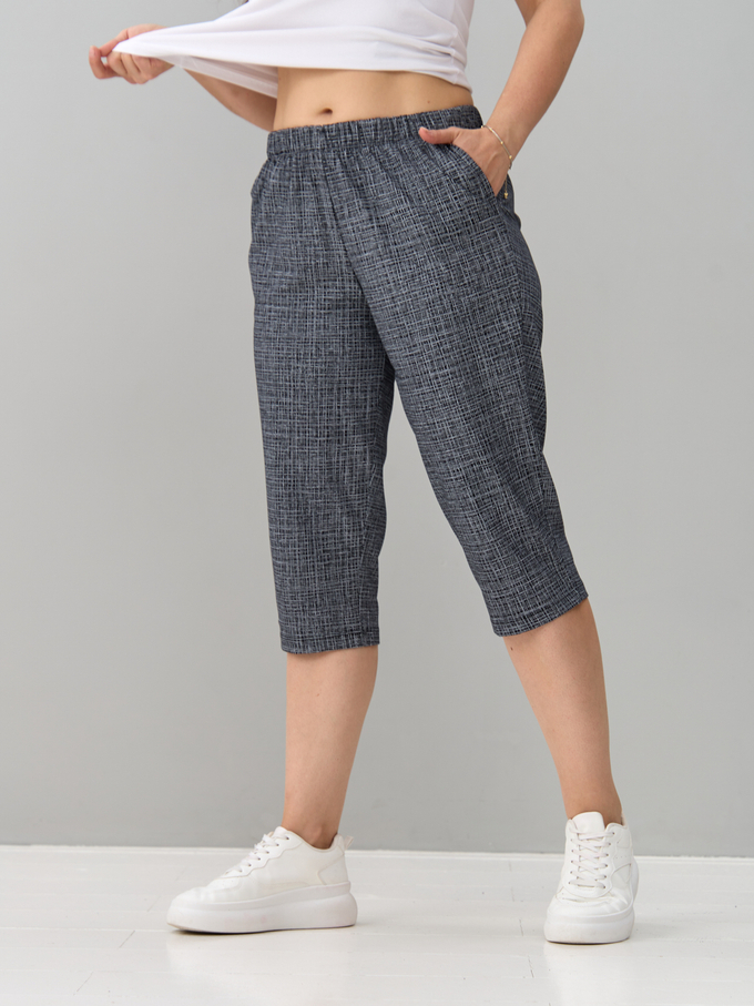 Бриджи Д-6/черный-рогожка