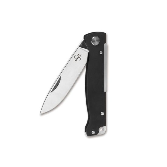 Складной нож Boker 01BO851 Atlas Black c клинком из стали Sandvik™ 12С27, рукоять Stainless Steel