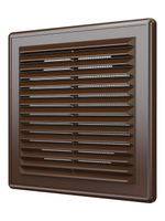 Решетка вентиляционная Р сетка разъемная 150х150 пластик Brown ERA