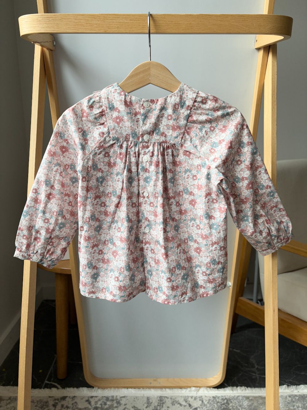 Хлопковая блузка Bonpoint, 98