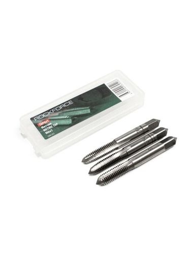Метчик M6x1 (3шт), в пластиковом футляре RockForce##Rock FORCE RF-TAP6x1