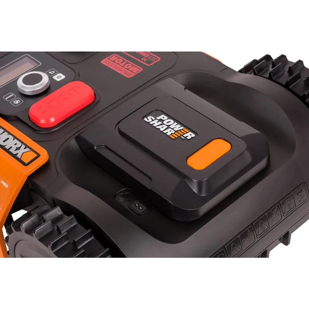 Робот-газонокосилка WORX Landroid M500 Plus WR165E (500 м²) В нож 18 см, WR165E