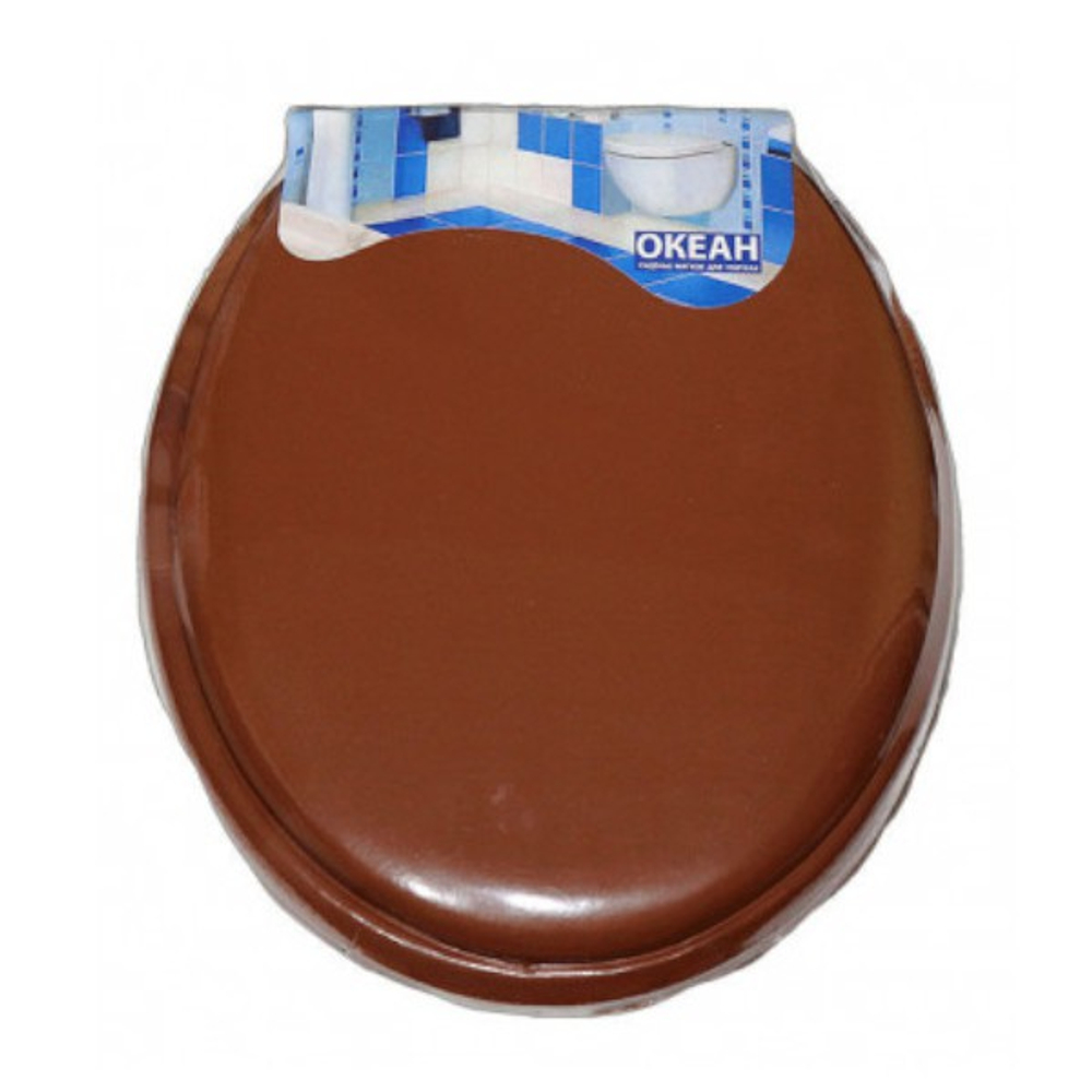 Мягкая крышка-сиденье для унитаза "VANNA LUX" цвет коричневый