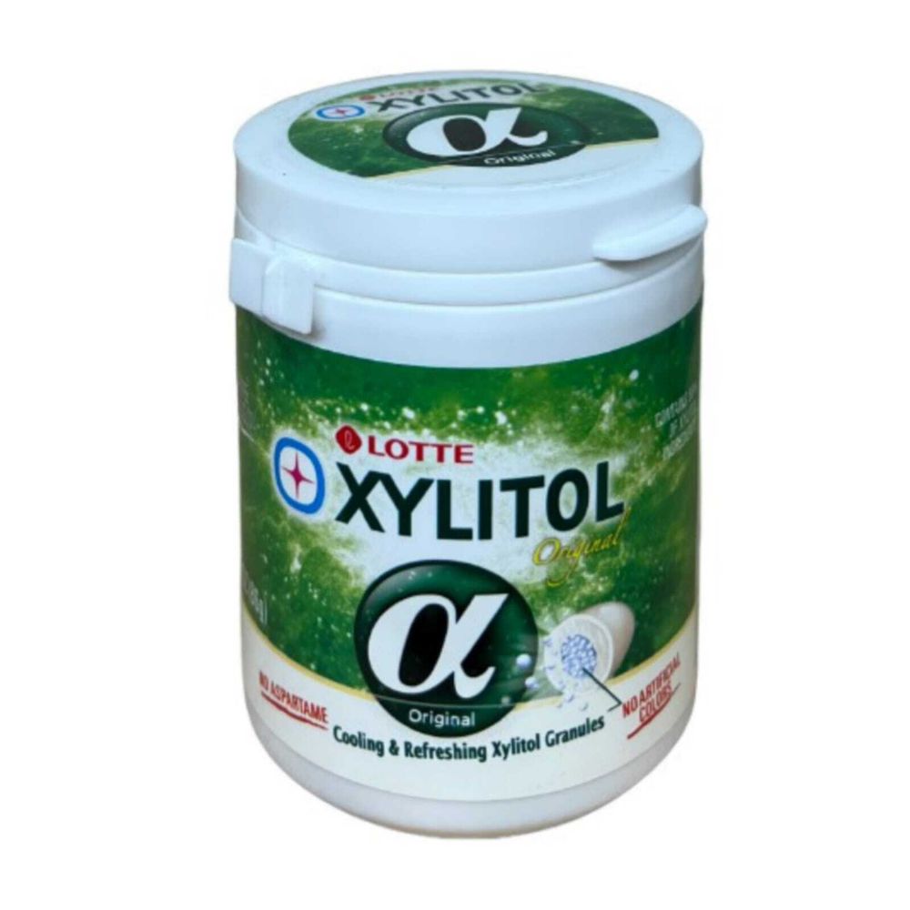 Жевательная резинка Lotte Xylitol Original классическая без сахара 86 г