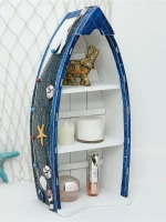 Полка напольная в морском стиле маленькая 49 см