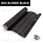 Пленка для окон декоративная BIG BLINDS BLACK ControlTek, рулон (ширина рулона 1,524 м.)