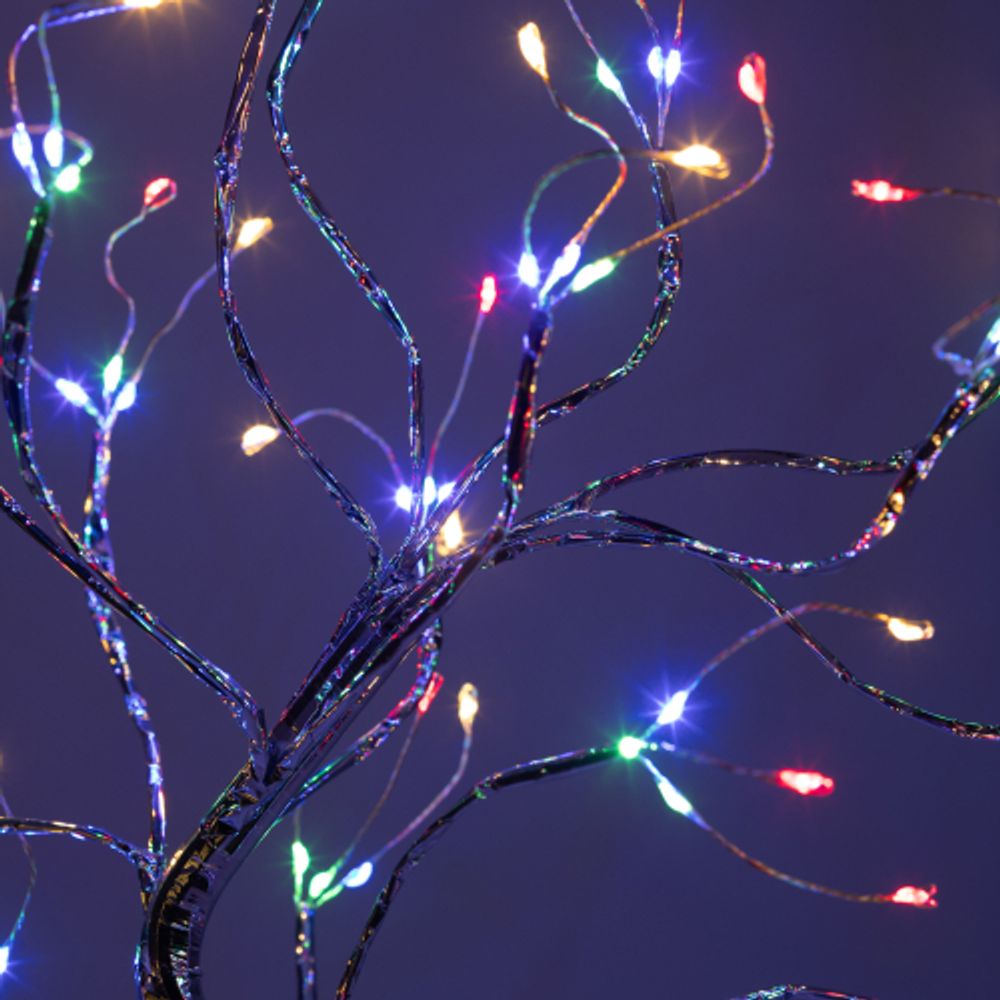 Светодиодная новогодняя фигура ЭРА ЕGNID - 36MC Дерево с самоцветами 36 microLED | Фигуры