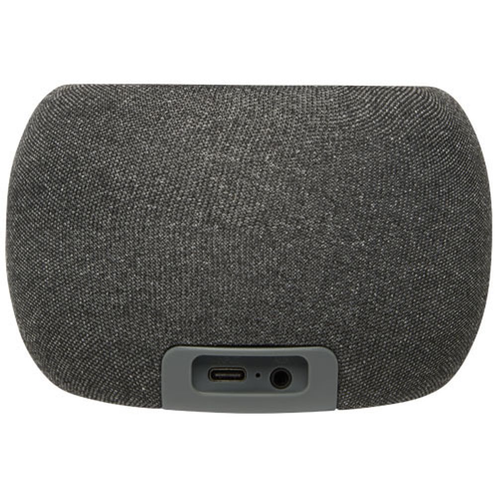 Bluetooth®-динамик и беспроводное зарядное устройство из бамбука/переработанного ПЭТ-пластика Ecofiber