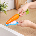 Щётка для овощей и фруктов с ручкой - 17 см.