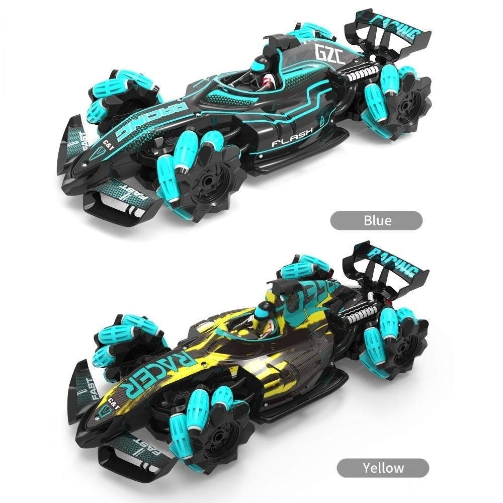 Машинка супергоночная для трюков и дрифта 4WD / Формула F1, на Р/У пультом и жестами "Light Spray - RACING CAR - NO.HD3999"