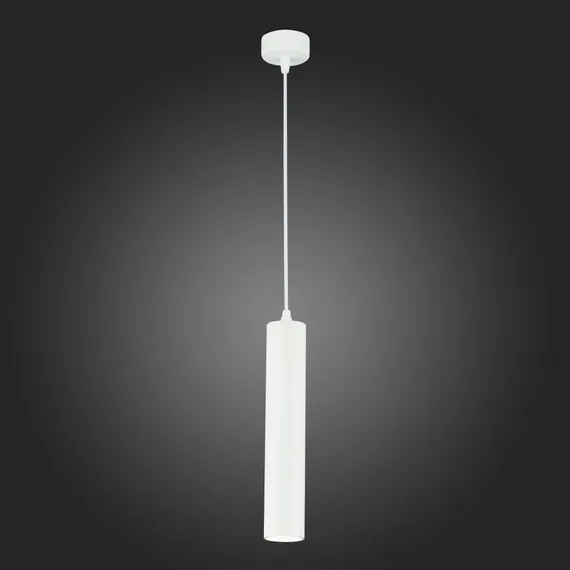 ST151.503.01 Светильник подвесной Белый GU10 1*50W  IP20 D54xH290 220V Без ламп Подвесные светильники