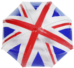 Fulton Union Jack Прозрачный зонт-трость детский