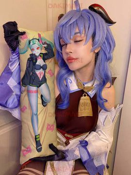 Мини дакимакура Ребекка из Киберпанк арт. M0841, 60х20 см