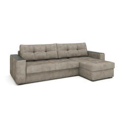 Сиэтл (22) угол с подушками (Preria biscuit, ВариантКроя1, Декор: Структурный кофе, <Р>) /