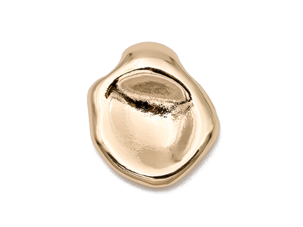 Подвеска "Мятый металл", 18мм