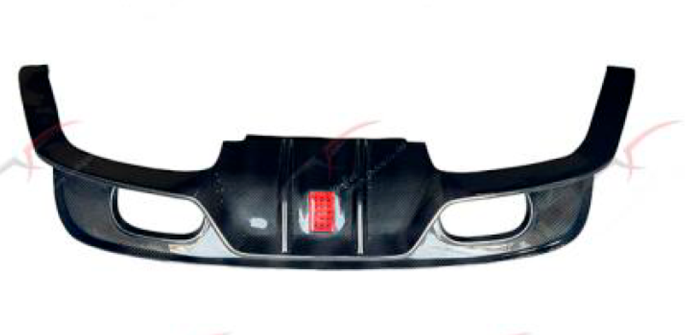 Карбоновый диффузор заднего бампера для Jaguar XE 2015-2020 Ягуар