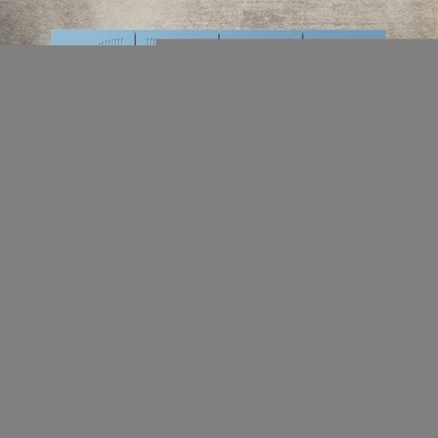 Шкаф Агератум МДФ четырехсекционный в синей эмали - Дуб молочный 8622  210*60*260