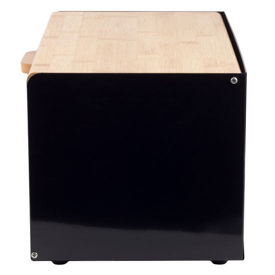 Хлебница Kamille KM 1119 нержавеющая сталь, бамбук