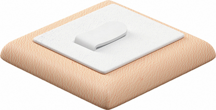 Подставка для кольца/квадрат/язычок/накладка