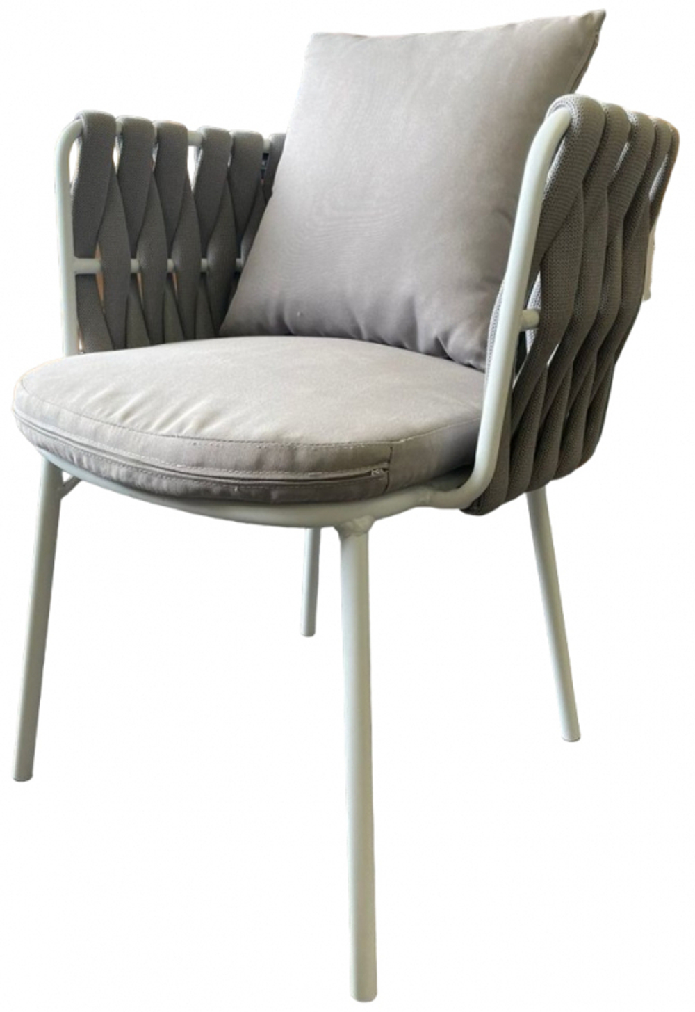 Кресло плетеное с подушкой Roma