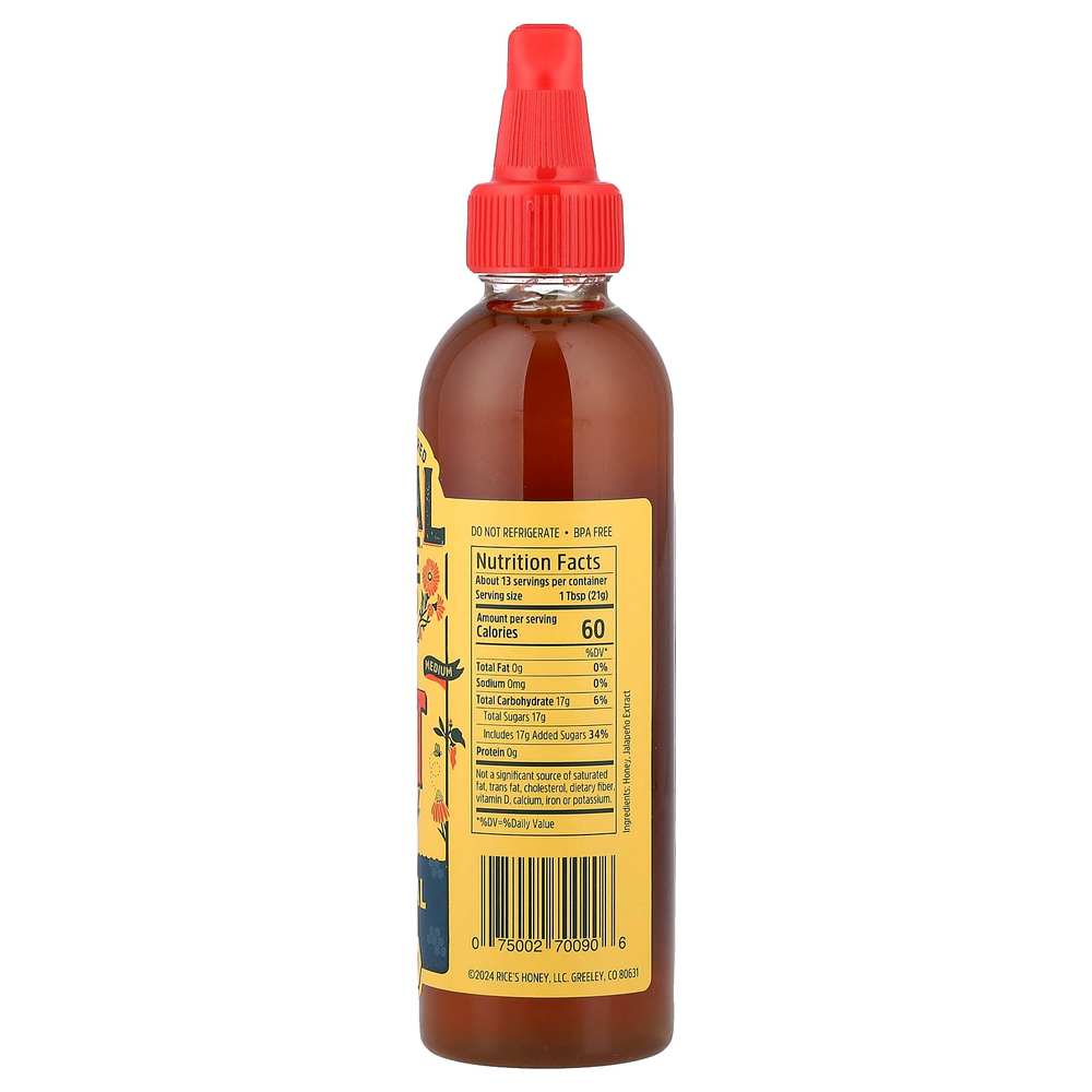Local Hive, Hot Honey, оригинальный вкус, средний, 255 г (9 унций)
