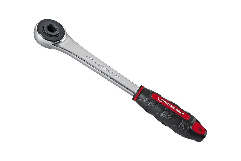 Отбортовщик Rothenberger, к-т в метал.ящике, храповик, спец.сверло и клещи, крюки 12-15-18-22-28-35-42 мм