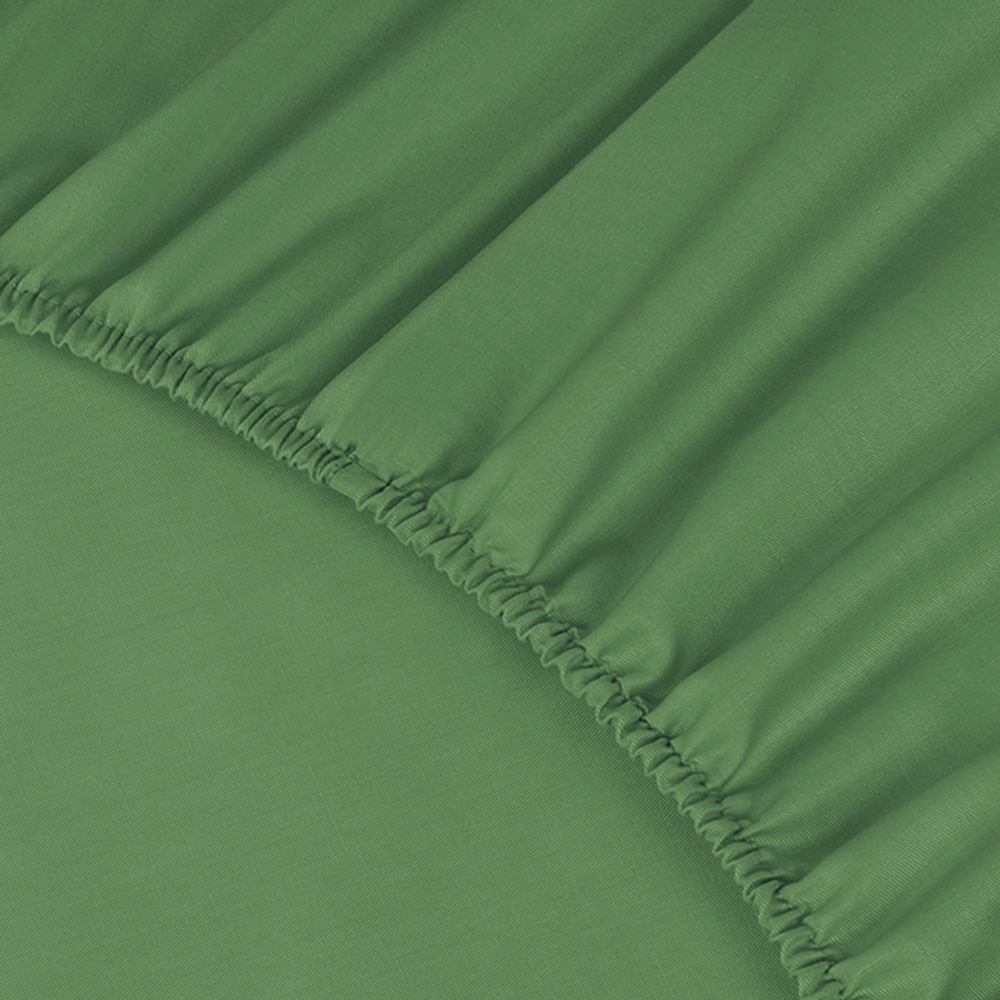 Простыня на резинке САТИН-премиум "Моноспейс кашмир" 160х200х23