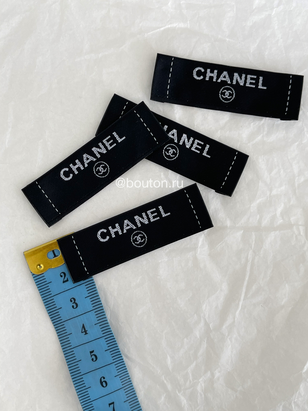 Бирка Шан. Черная 17x55 мм