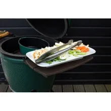 Жаровня чугунная эмалированная с крышкой, 5.2 л, 41х25х15 см, овальная, зелёная, Big Green Egg