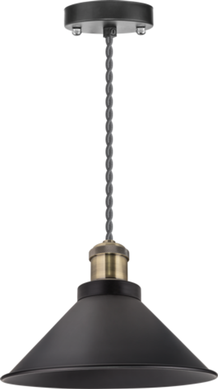 Светильник Navigator 61 536 NIL-WF02-008-E27 60Вт 1,5м. метал. черный/бронза