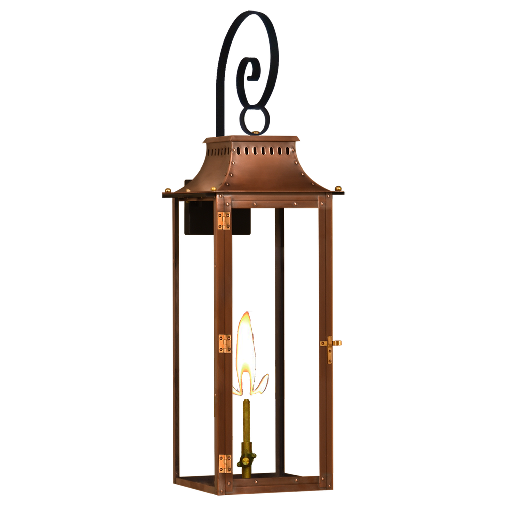 Настенный светильник Visual Comfort Market Street 30" Top Scroll Wall Lantern